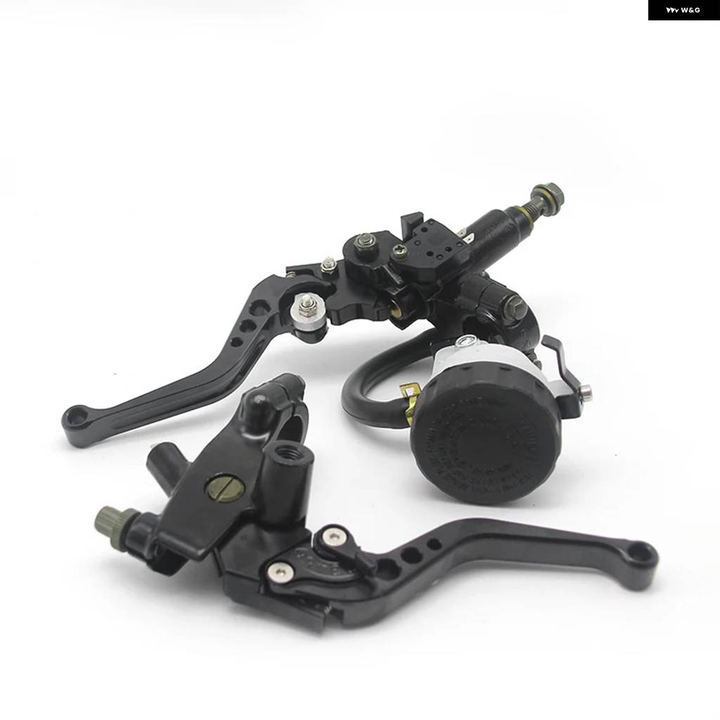 並行輸入品ALCONSTAR - 7/8インチ 22MM バイク クラッチ ブレーキ マスター シリンダー リザーバー レバー キット ホンダ カワサキ KLX用 フルード_11