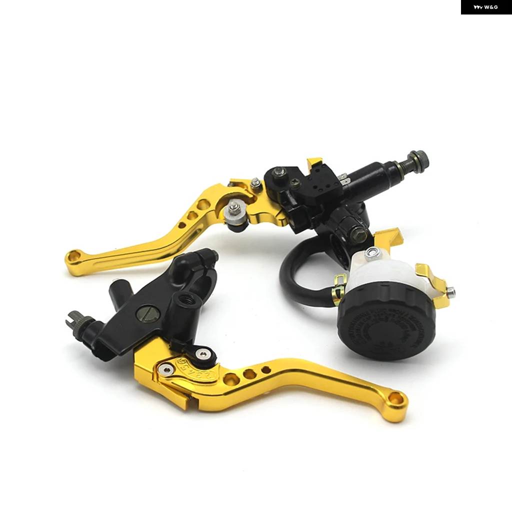 並行輸入品ALCONSTAR - 7/8インチ 22MM バイク クラッチ ブレーキ マスター シリンダー リザーバー レバー キット ホンダ カワサキ KLX用 フルード_14