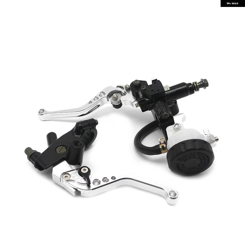 並行輸入品ALCONSTAR - 7/8インチ 22MM バイク クラッチ ブレーキ マスター シリンダー リザーバー レバー キット ホンダ カワサキ KLX用 フルード_15
