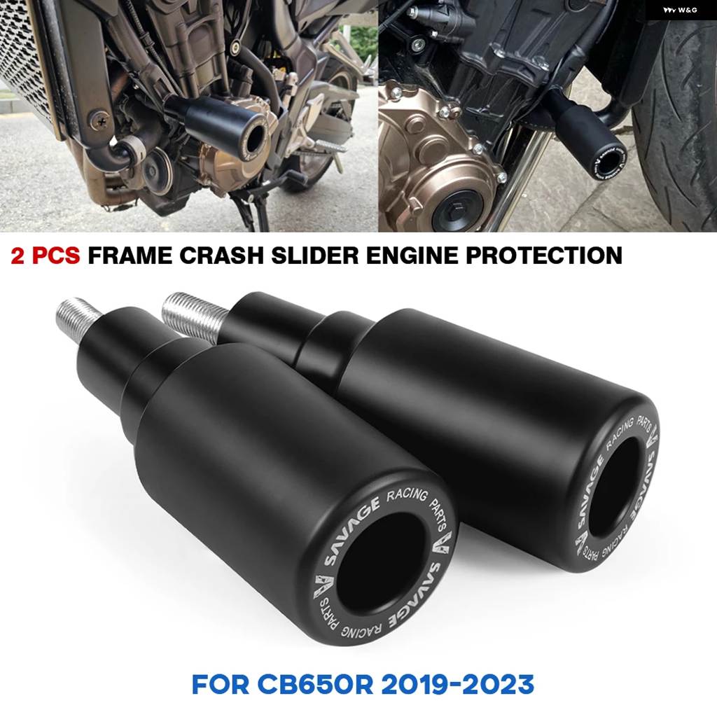 並行輸入品ホンダ CB650R フレーム スライダー クラッシュ プロテクター 650R 2019-2025 バイク フォーク アクスル スライダー エンジン クラッシュ パ_3