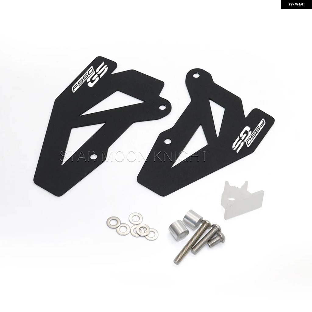 並行輸入品 バイク リアヒールガード BMW F750GS F850GS アドベンチャー F850GS F850GS ADV 2018 - アルミヒールガード フットペグの画像