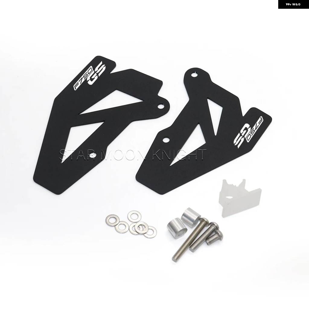 並行輸入品 バイク リアヒールガード BMW F750GS F850GS アドベンチャー F850GS F850GS ADV 2018 - アルミヒールガード フットペグの画像