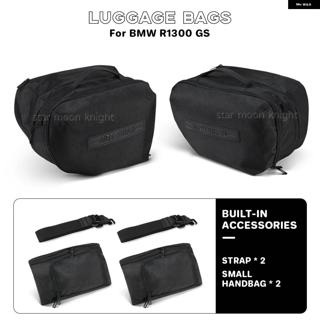 並行輸入品 25-32L 収納 パック BMW R1300GS トリプルブラック モーターラッド インナーバッグ キャリア システム バッグ バイク_3