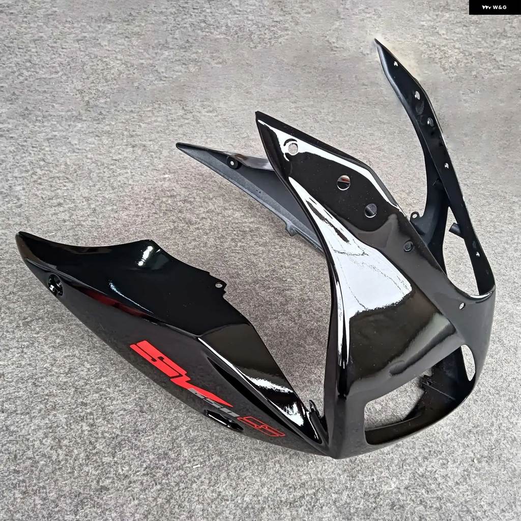 並行輸入品 SV650/S SV1000/S 2003 - 2011 フロントアッパー フェアリング ヘッドライト ノーズカウル 2004 - 10 カスタム パーツの画像