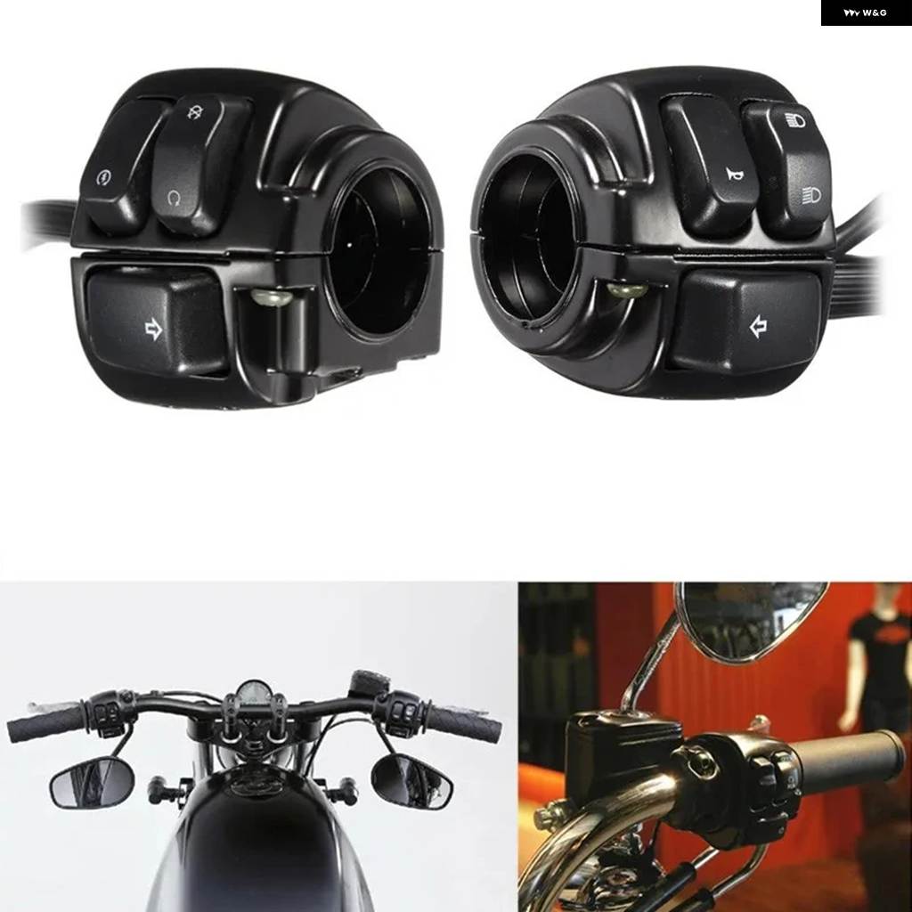 並行輸入品 オートバイ 1インチ 25MM ハンドルバー スイッチ コントロール 配線 ハーネス ハーレー ソフテイル 1996-2012 ダイナの画像