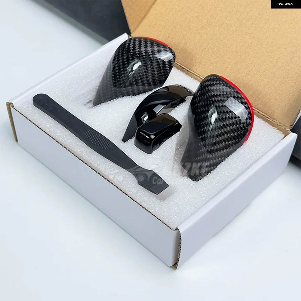 並行輸入品 フォルクスワーゲン ゴルフ 7 GTI R ティグアン パサート B7 B8 CCカーボン DSG ギアノブの画像