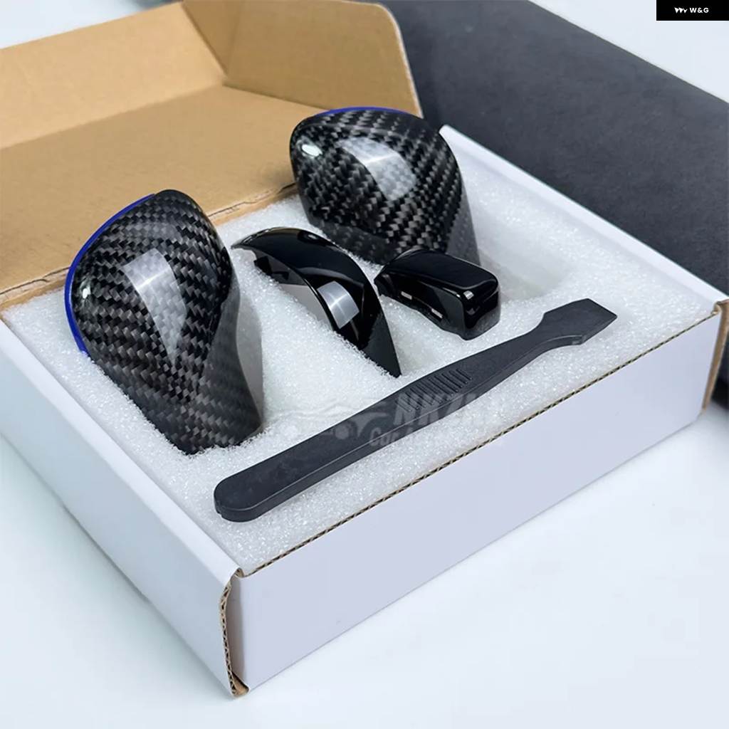並行輸入品 フォルクスワーゲン ゴルフ 7 GTI R ティグアン パサート B7 B8 CCカーボン DSG ギアノブの画像