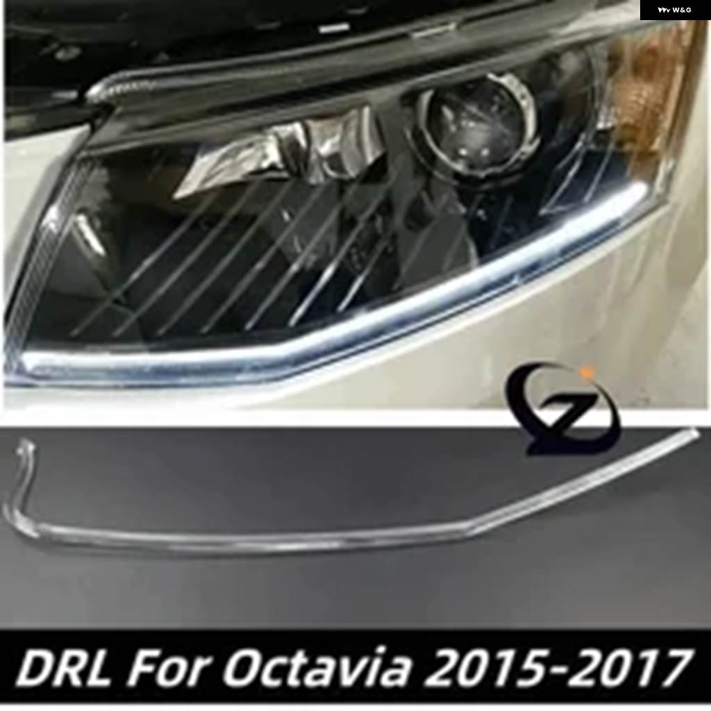 並行輸入品 アクリル LED ランプ チューブ ライト ガイド ストリップ デイタイム ランニング ライト DRL ガイド フォルクスワーの画像