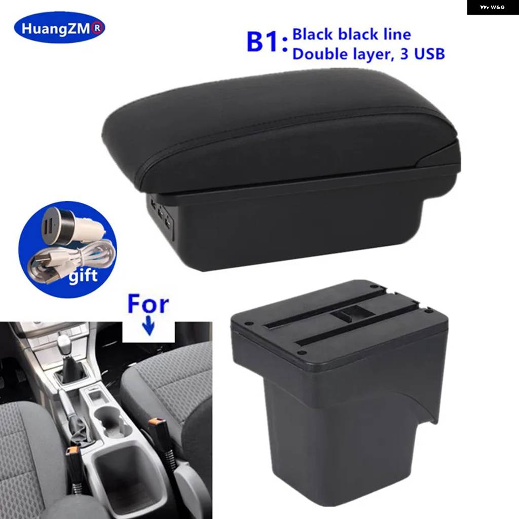 並行輸入品 フォード フォーカス 2 アームレスト ボックス フォード フォーカス 2 MK2 2005 - 11 車用 アームレスト ボックス 収の画像