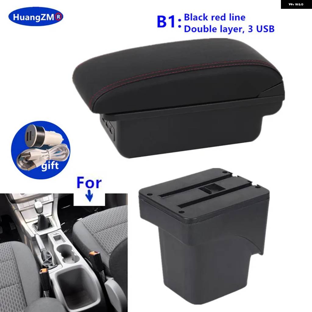 並行輸入品 フォード フォーカス 2 アームレスト ボックス フォード フォーカス 2 MK2 2005 - 11 車用 アームレスト ボックス 収の画像