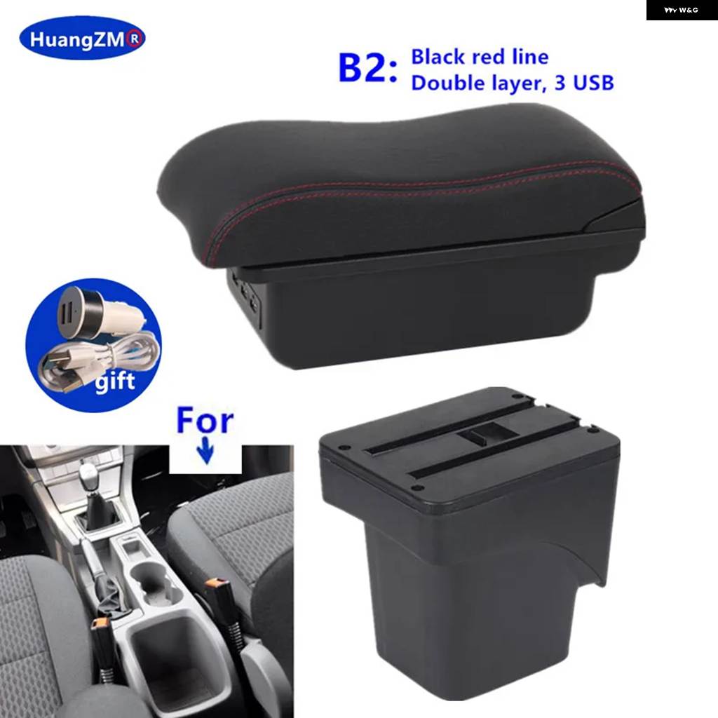 並行輸入品 フォード フォーカス 2 アームレスト ボックス フォード フォーカス 2 MK2 2005 - 11 車用 アームレスト ボックス 収の画像