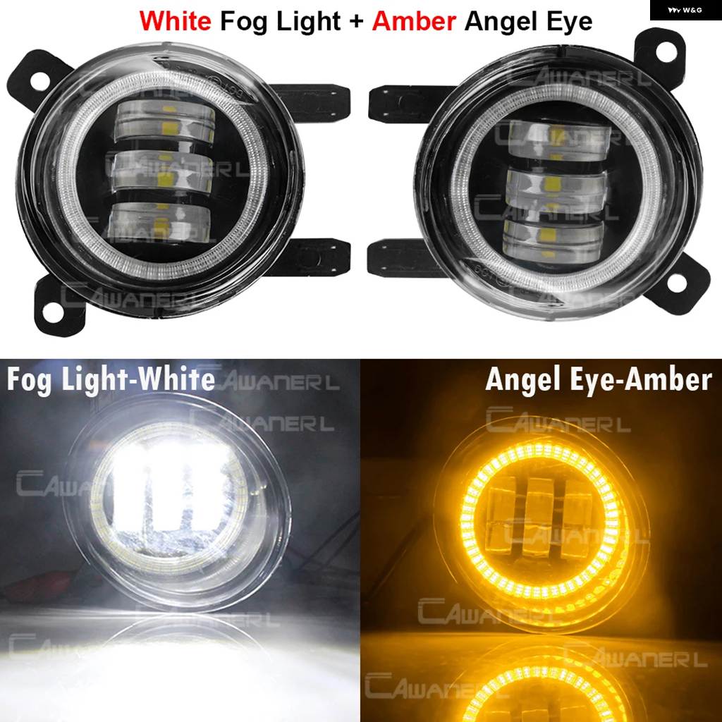 並行輸入品 車用 LED フォグランプ エンジェルアイ DRL ドライビングランプ H11 BMW F33 F32 F36 430I 435I 440I 425D 430D 435D_6