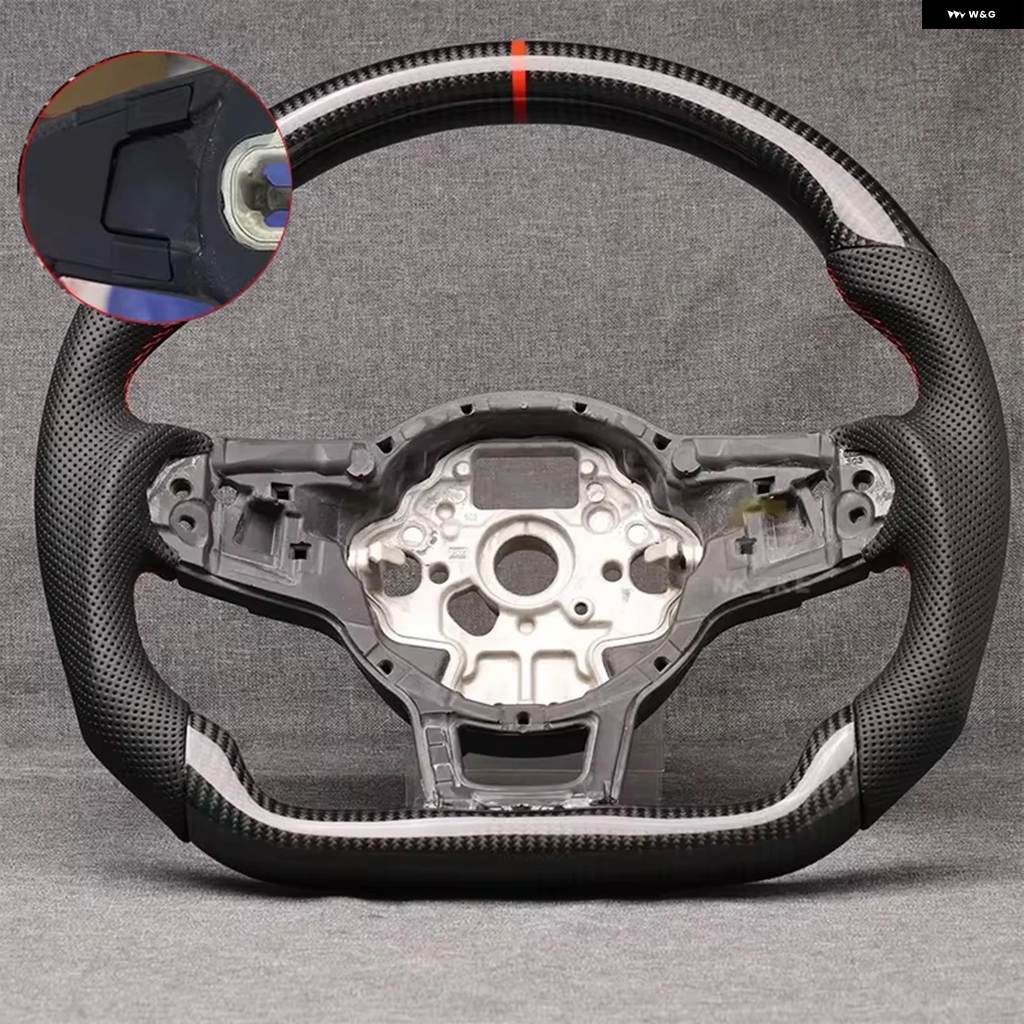 並行輸入品 フォルクスワーゲン VW ゴルフ 7 MK7 MK7.5 GTI シロッコ ポロ GTS R ライン 2014-2017 ISED カーボンの画像