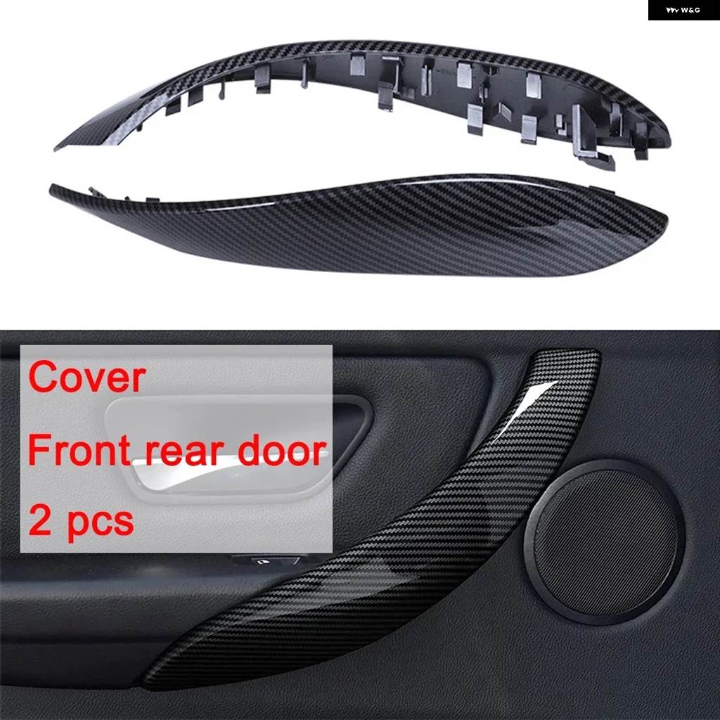並行輸入品 BMW F30 F31 F32 F33 F34 F35 F36 F80 3 4シリーズ用 車内内装ドアプルハンドルカバー カーボンハンドルカバーの画像