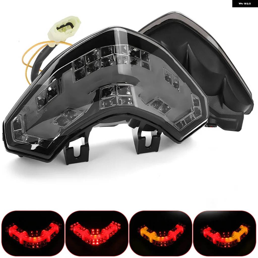 並行輸入品 12V リア ブレーキライト LED レッドストップランプ ドゥカティ MULTISTRADA 1200 2010 - 14 テールライト イエローの画像