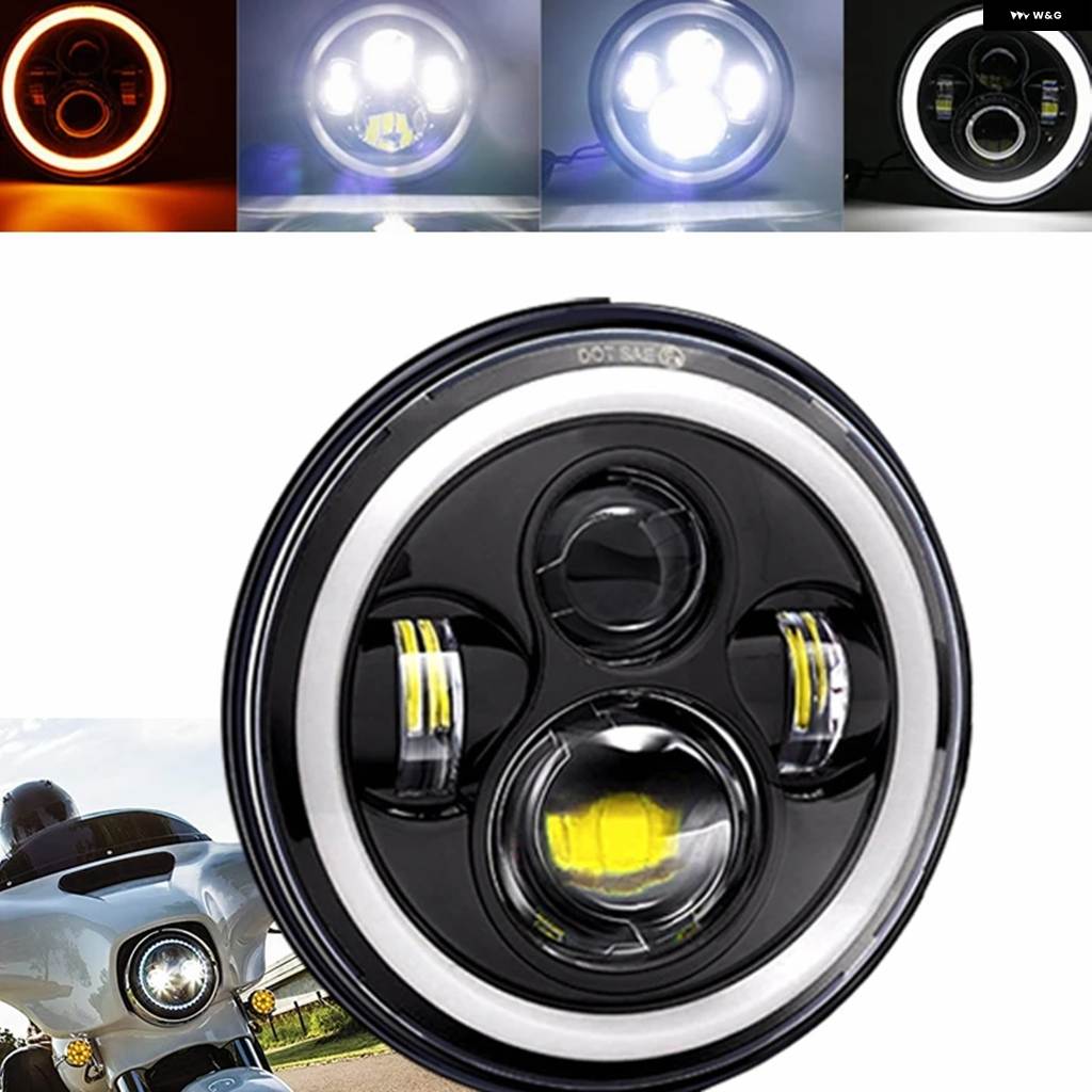 7インチledヘッドライト 車検対応（バイク） | 車、バイク、自転車 の