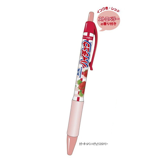 おやつマーケット ノック式 カラーボールペン お菓子な香りつき