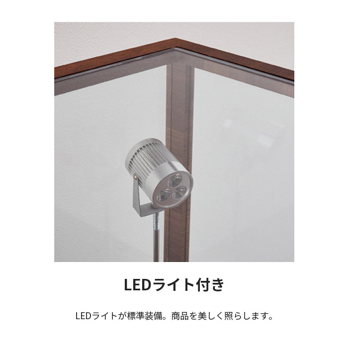 【むぎむぎさん専用】ガラスケース LEDライト付き 4段両扉 むぎむぎさん専用】ガラスケース LEDライト付き 4段両扉