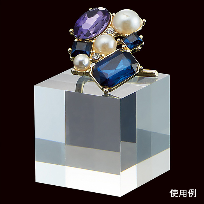 アクリル 四角柱 幅3×奥行3×高さ3cm クリア アクリルブロック
