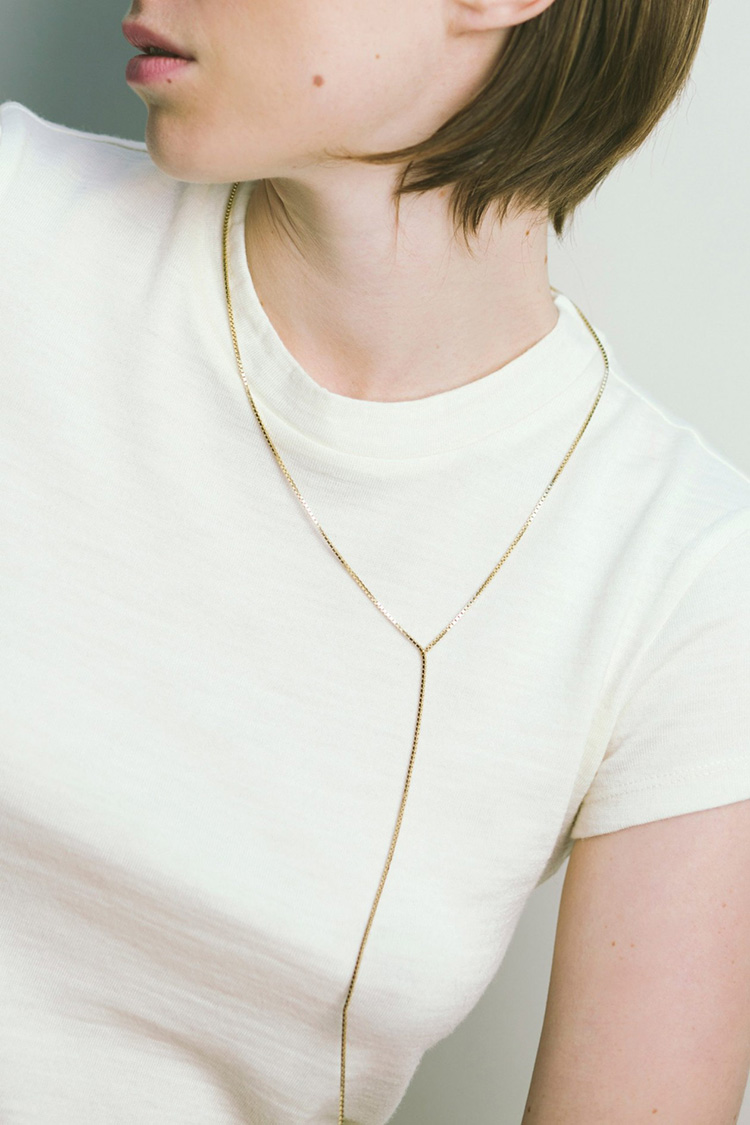 SASKIA DIEZ サスキア ディツ GOLD FRINGE NECKLACE NO1 ゴールド