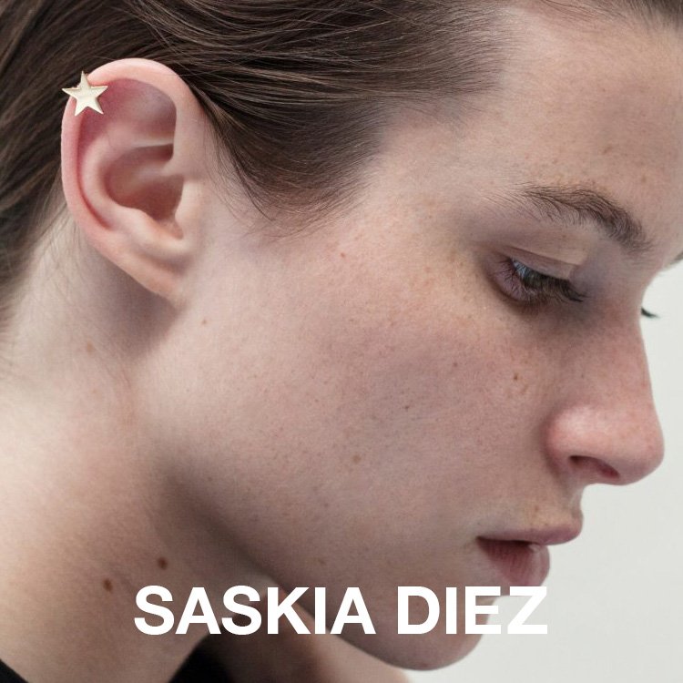 SASKIA DIEZ サスキア ディツ STAR EARCUFF シルバー スター イヤーカフ イヤリング ブランド レディース 片耳用