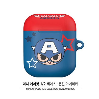 スパイダーマン Marvel マーベル Airpods エアポッズ イヤホンケース イラスト アメコミ ヒーロー カバー 薄型軽量 キーリング ストラップ Zoom Mar Airpods Hanholic Japanヤフー店 通販 Yahoo ショッピング