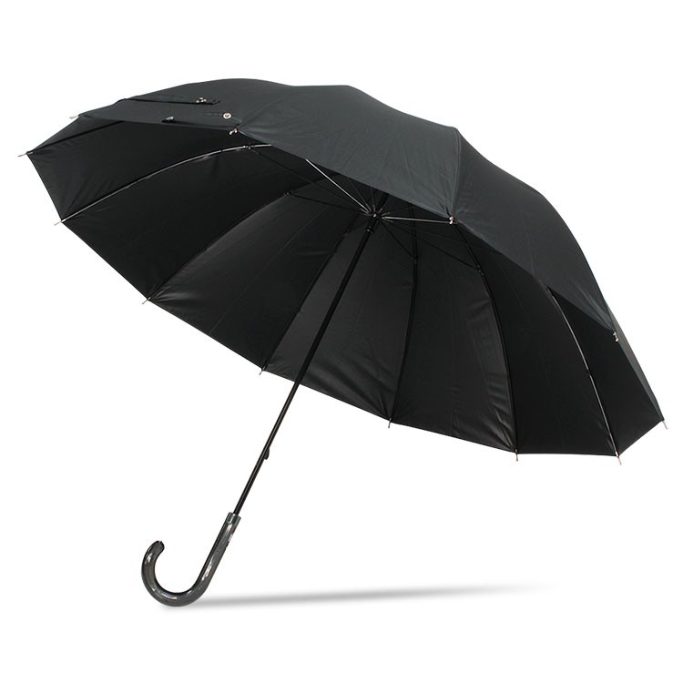 日傘 メンズ 長傘 晴雨兼用 12本骨 UVカット/遮光率99.9%以上