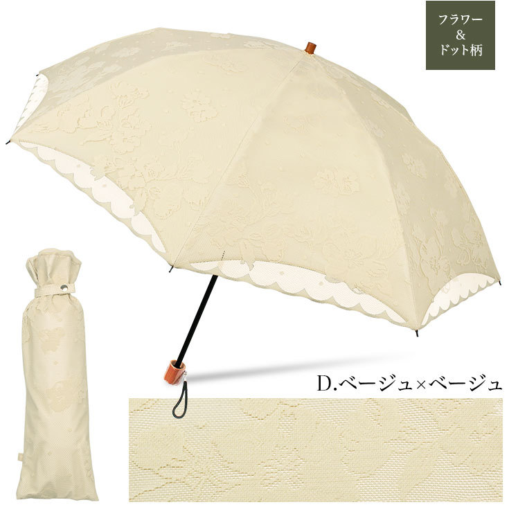 日傘 完全遮光 折りたたみ レディース おしゃれ 晴雨兼用 UV