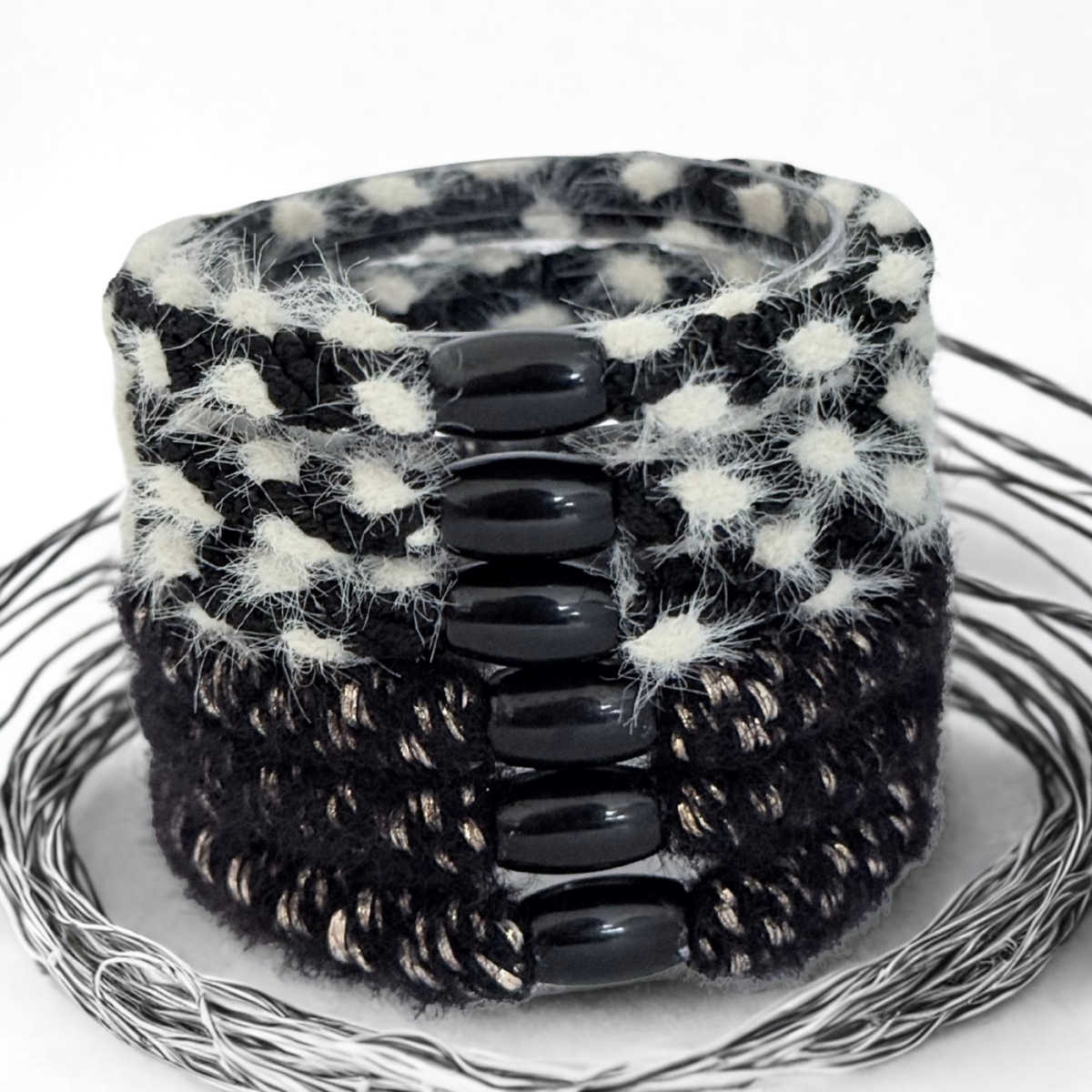 ヘアゴム レディース 6本セット 丈夫 切れにくい 痛くない ズレない