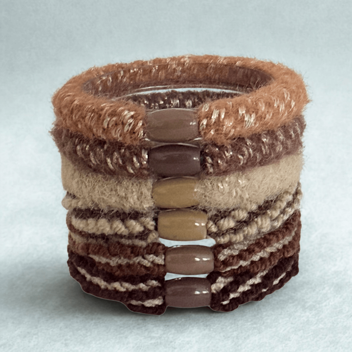 ヘアゴム レディース 6本セット 丈夫 切れにくい 痛くない ズレない