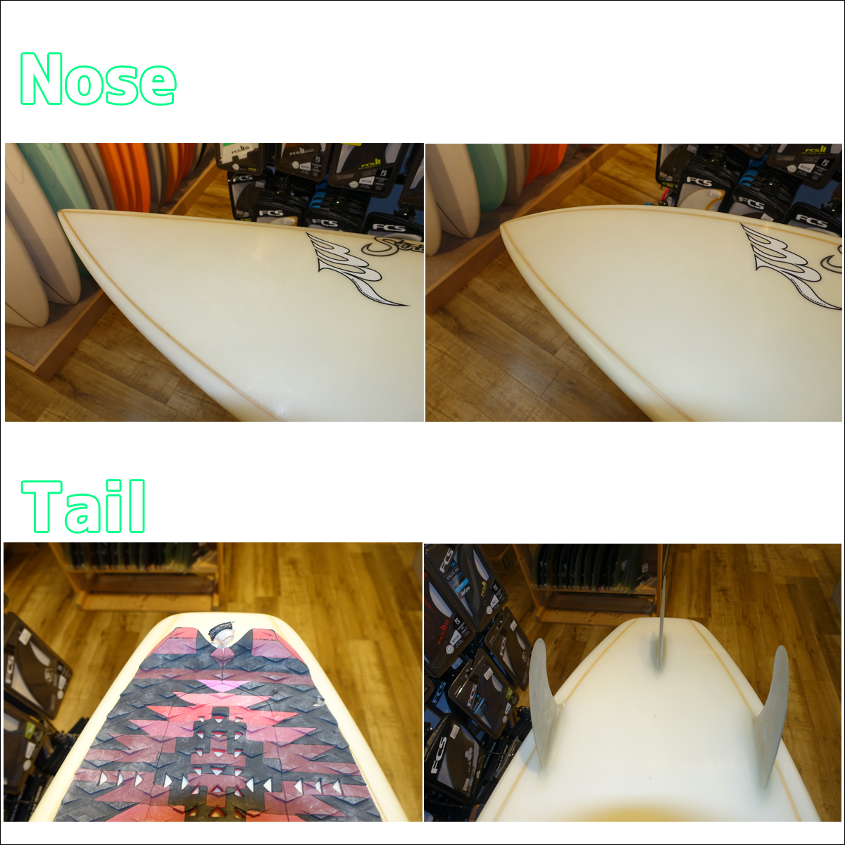 中古】 サーフボード ショートボード BLUE RIVER SURFBOARDS 5' 10