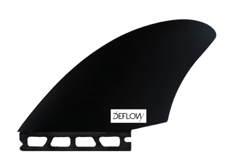 小さめツイン　美品　DEFLOW ツインフィン　キールフィン DEFLOW デフロウ フィン KEEL TWIN FIN BLACK キールツインフィン
