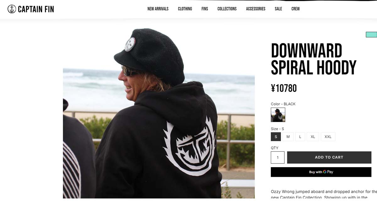 CAPTAIN FIN（キャプテンフィン） 24 FW CAPTAIN FIN パーカー