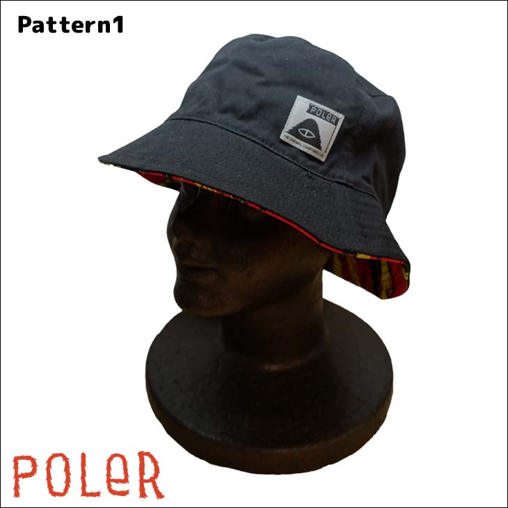 POLeR ポーラー バケットハット REVERSIBLE BUCKET 帽子 リバーシブル