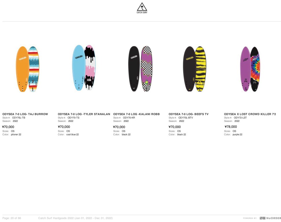 ◆ CATCHSURF ODYSEA LOG 7'0\"カラニロブモデル ソフトボード サーフィン キャッチサーフ 7.0 CATCH SURF