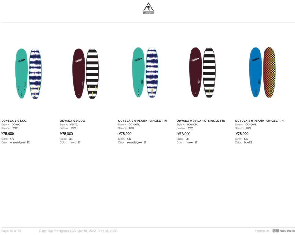 2022年モデル CATCH SURF キャッチサーフ ソフトボード ODYSEA 9