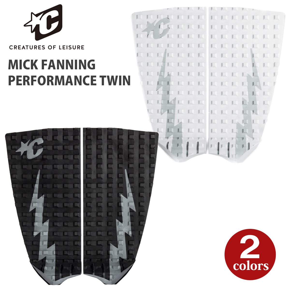 【新品】MICK FANNING TWIN デッキパッド CREATURES OF LEISURE（クリエイチャーズオブレジャー） 26 CREATURES