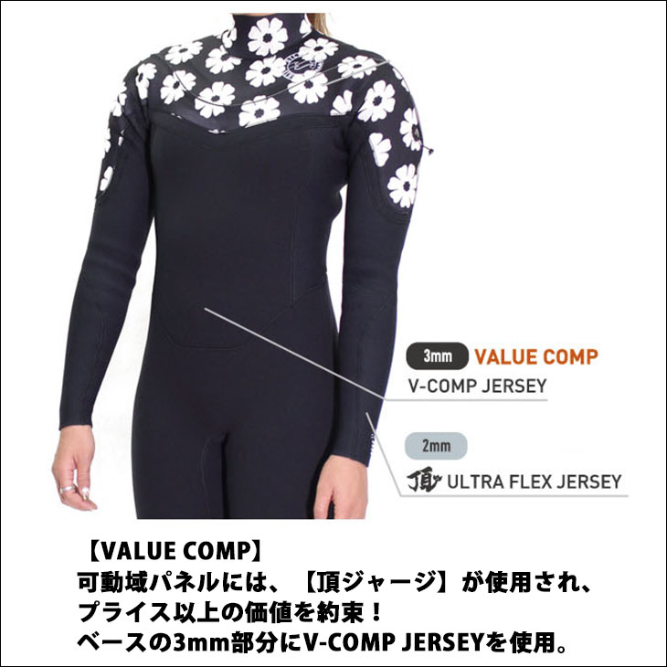 BILLABONG 24 SS ビラボン シーガル ウェットカスタム ガル