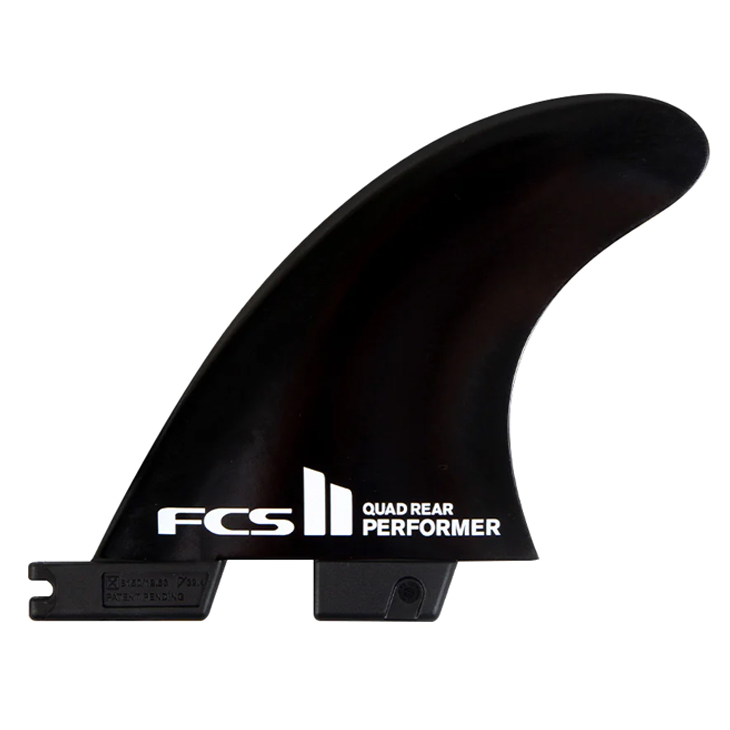 24 FCS2 フィン PERFORMER GLASS FLEX QUAD REAR FINS サイドフィン パフォーマー グラスフレックス クアッドリア 2本セット 日本正規品｜stradiy｜02