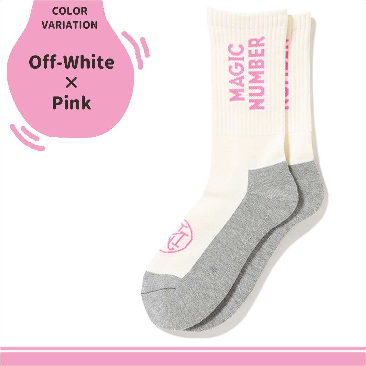 MAGIC NUMBER 24SS マジックナンバー 靴下 LOGO SOCKS ロゴ