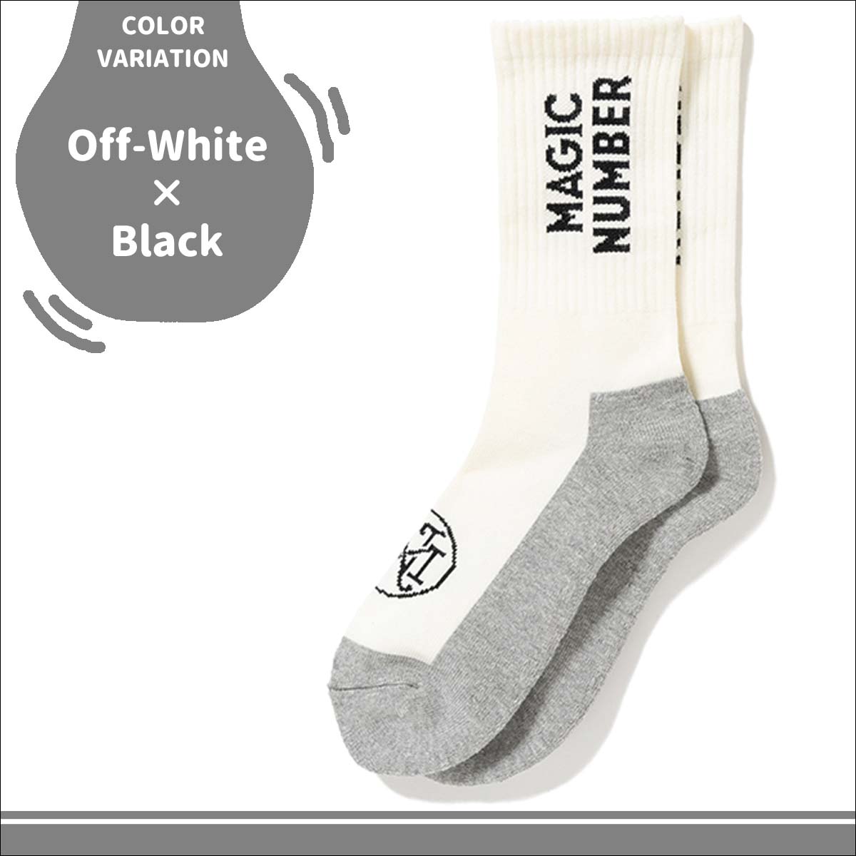 MAGIC NUMBER 24SS マジックナンバー 靴下 LOGO SOCKS ロゴ