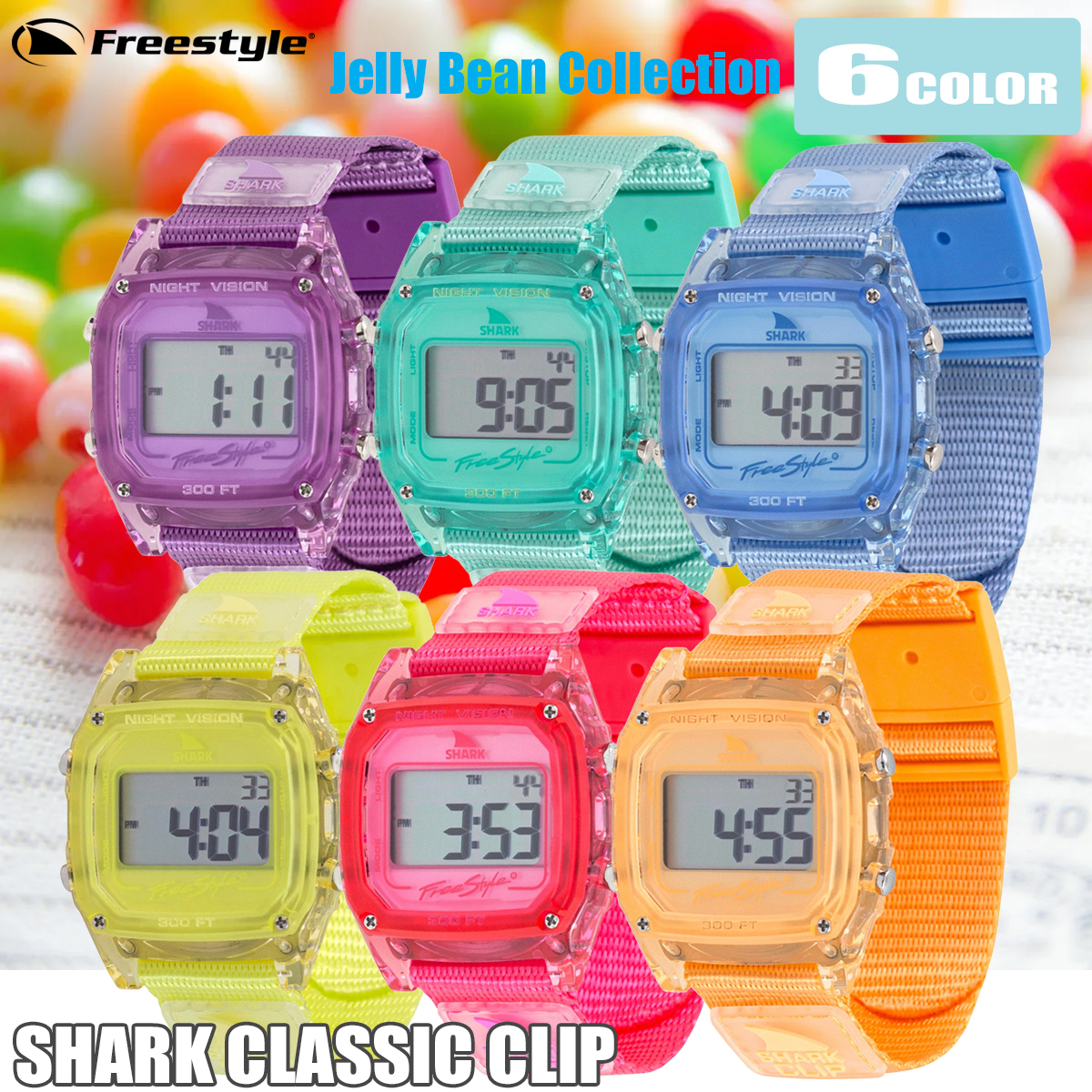 Freestyle フリースタイル 腕時計 SHARK CLASSIC CLIP Jelly