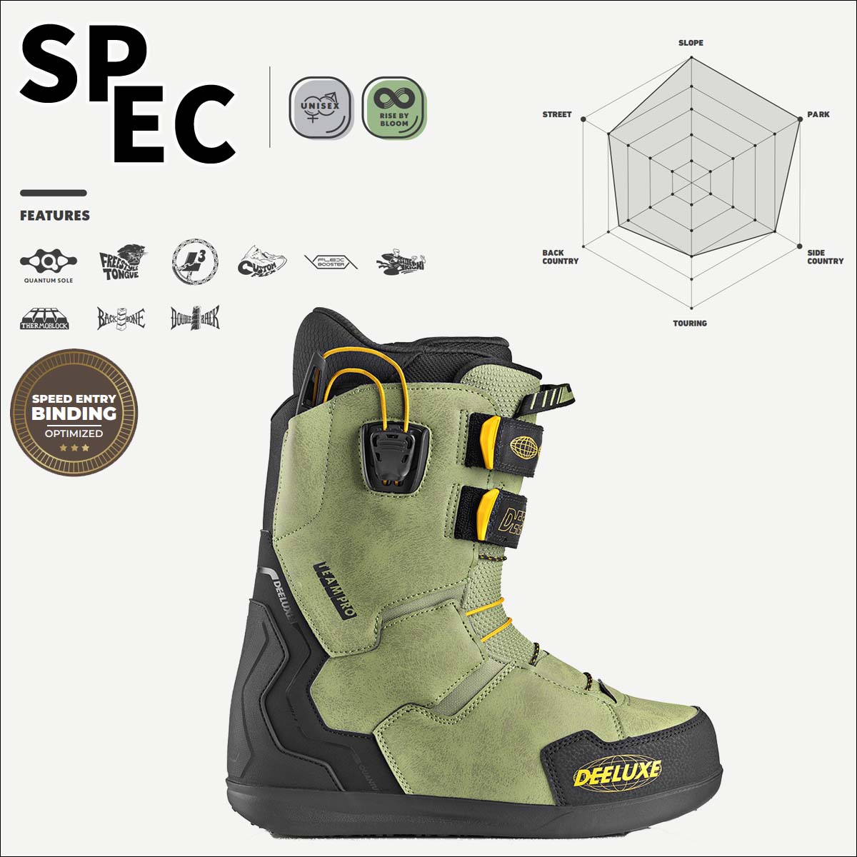 DELUXE teampro ディーラックス チームプロ 25-26 DEELUXE / TEAM PRO [S3インナー]・ディーラックス チームプロ