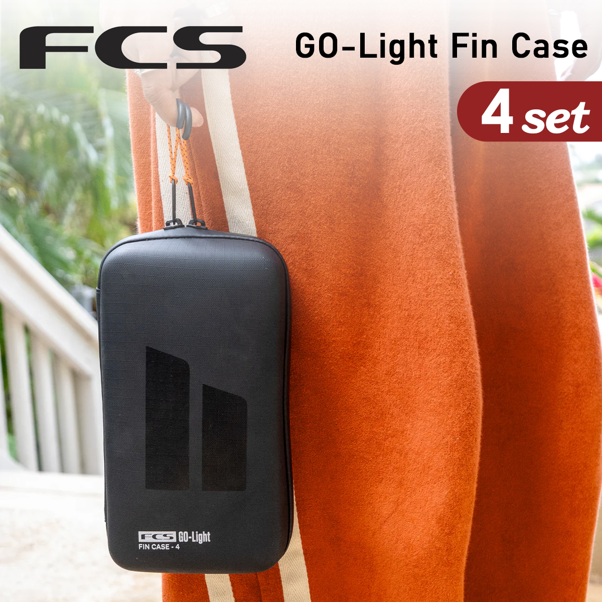 FCS 3月中旬〜4月中旬 予約 26 FCS フィンケース 4セット FIN GO-Light