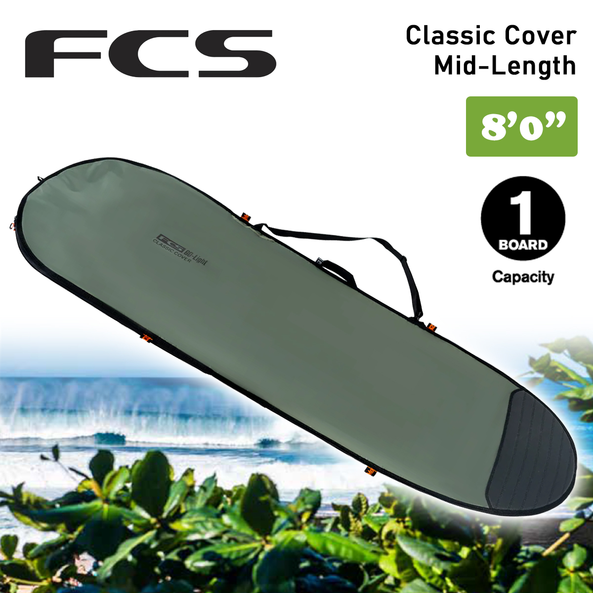 FCS サーフボードケース 8'0\