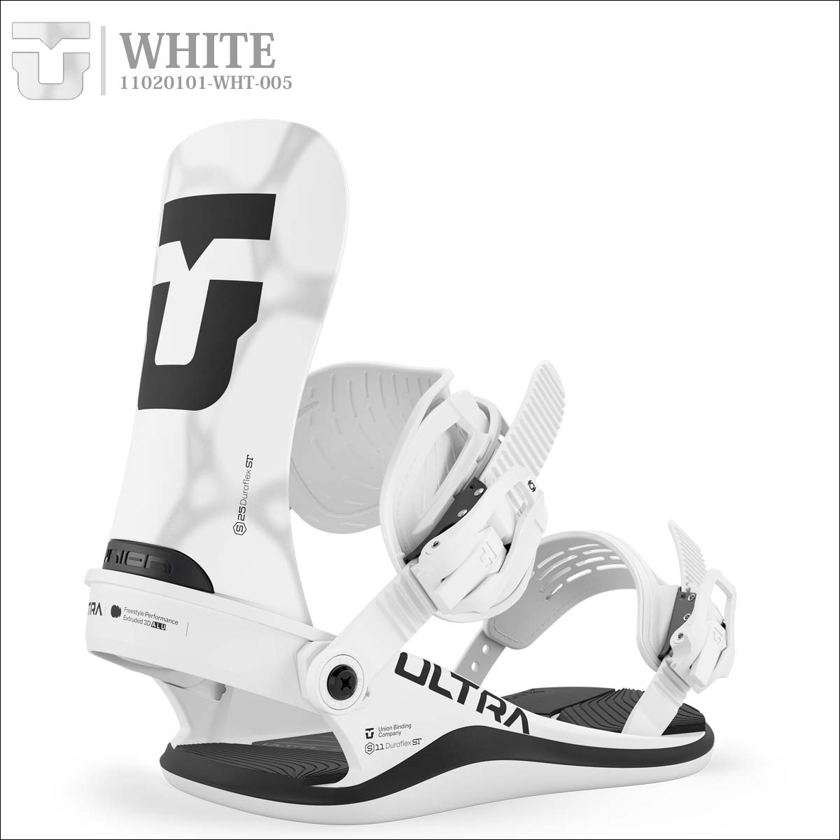 Union ULTRA ホワイト ビンディング MENS Mサイズ 22-23 26/27 スノー UNION ユニオン ビンディング バインディング ウルトラ