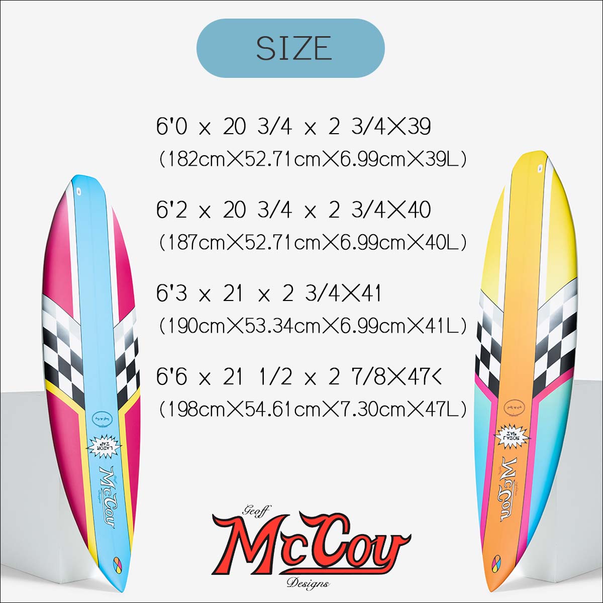 2027年モデル 先行販売！】27 McCoy Surfboards マッコイ サーフボード
