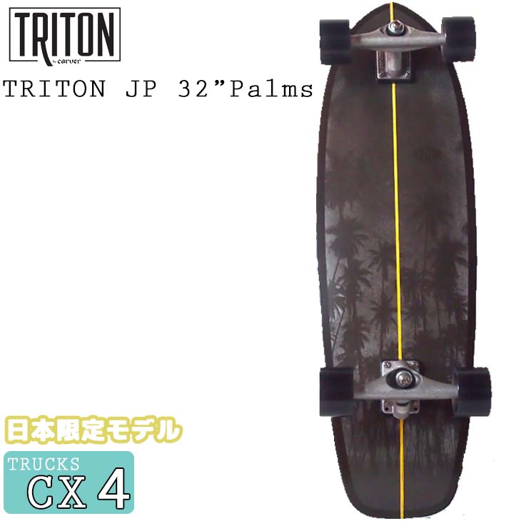 CARVER カーバー スケートボード TRITON JP 32”Palms トライトン パームズ 日本限定モデル サーフスケート 日本正規品