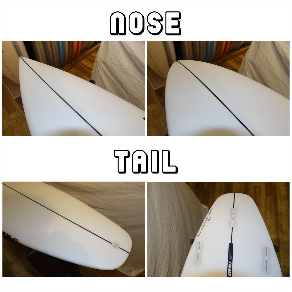 DHD 3DV EPS FCS2 2024年クリア 5'9（26L） DHD 3DV EPS FCS2 サーフボード ショートボード サーフィン 日本正規品