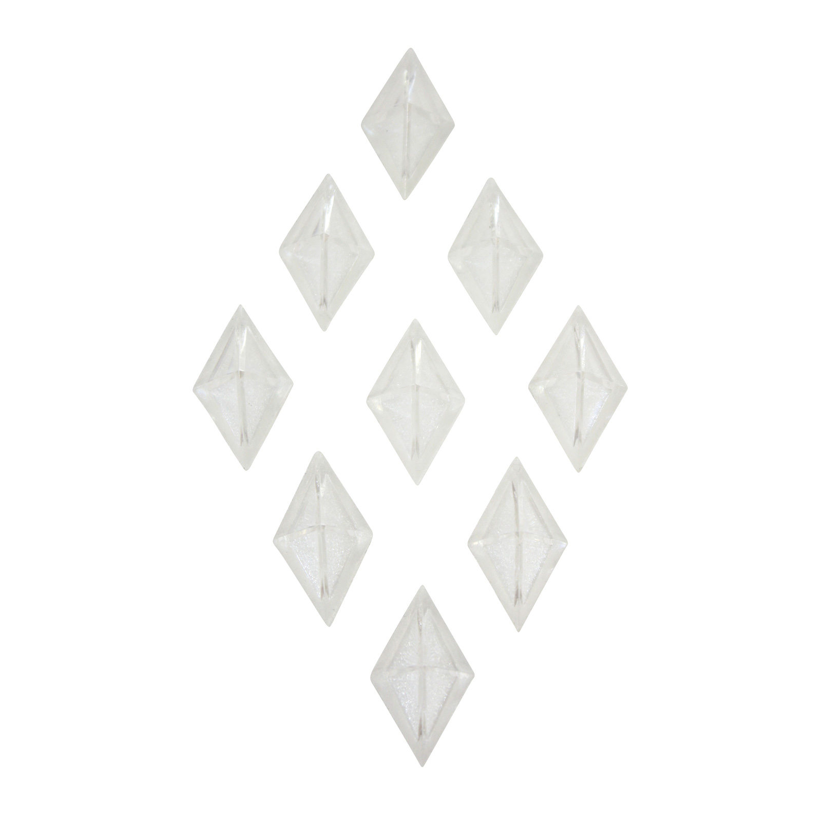 23/24 eb's エビス デッキパッド CLEAR DIAMOND 9個1セット スキー スノボ ユニセックス #4300519 日本正規品｜stradiy｜02